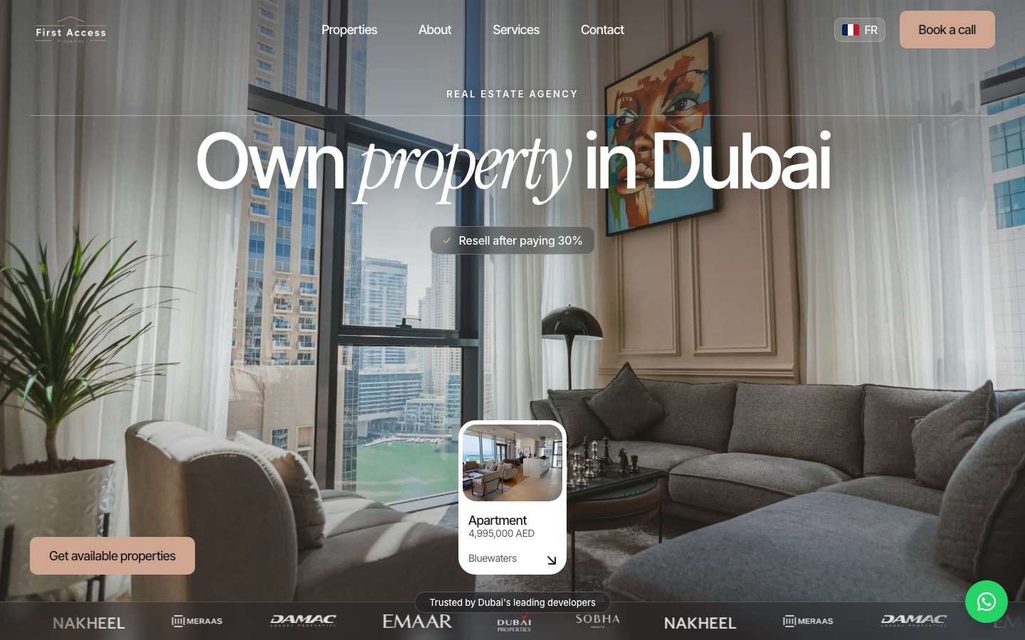 First Access Properties